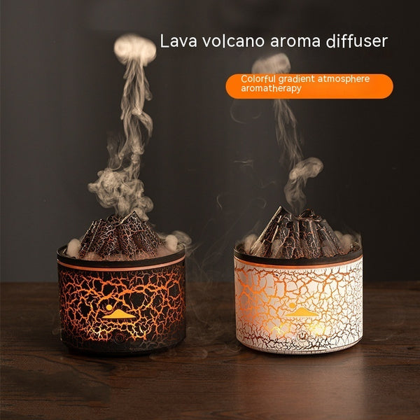 Creative New Lava Fire Charcoal Aroma Diffuser USB Plug-in Desktop