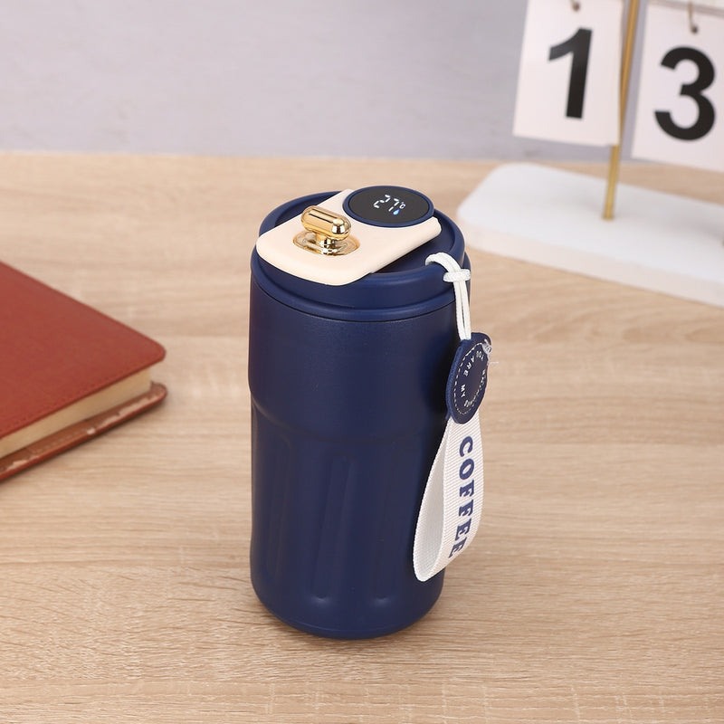 Smart Digital Thermal Bottle Portable Coffee Mug 450ml