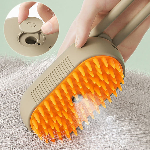 Cat Steam Brush Steamy Dog Brush 3 In 1 Electric Spray