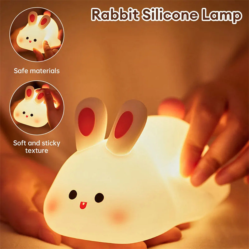 Cute LED Night Light Touch Sensor Cartoon Kid's Nightlights