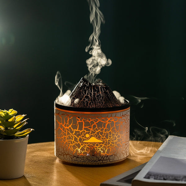 Creative New Lava Fire Charcoal Aroma Diffuser USB Plug-in Desktop