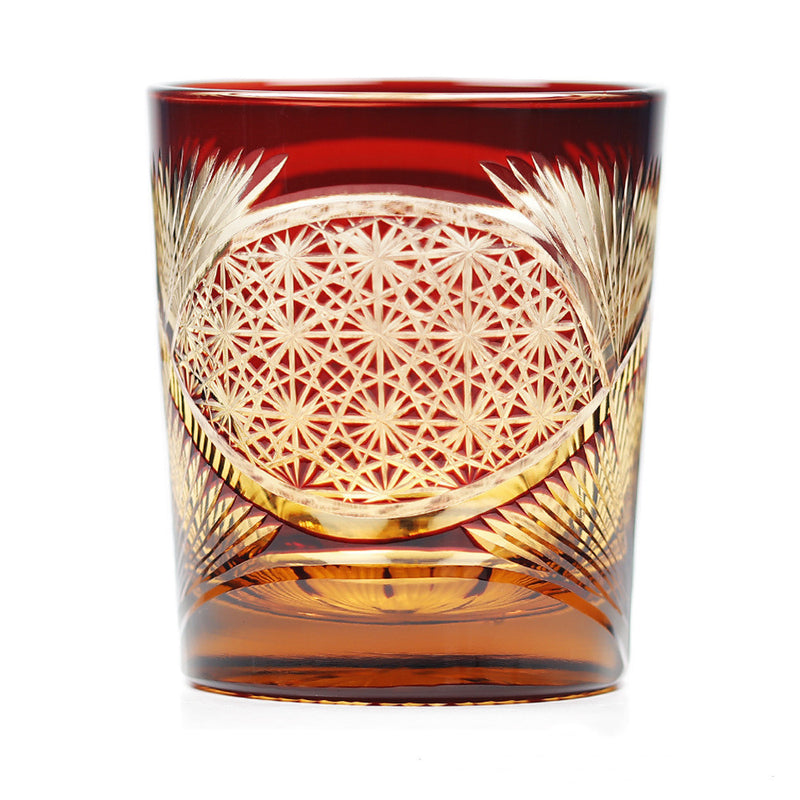 Retro Japanese Hand-carved Whiskey Glass