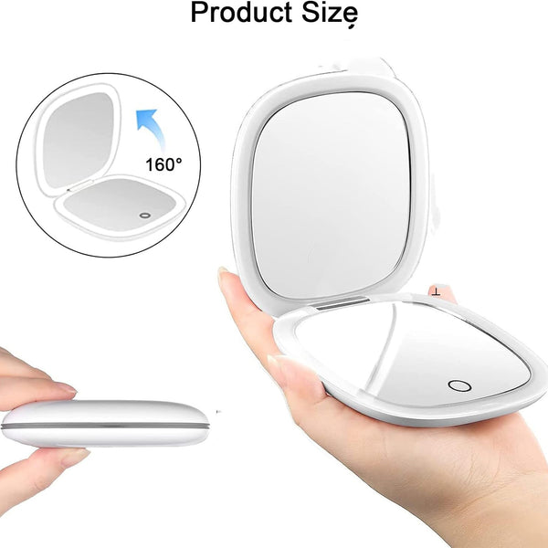 Handheld Led Make-up Mirror